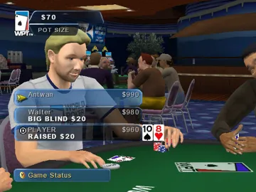 World Poker Tour (USA) screen shot game playing